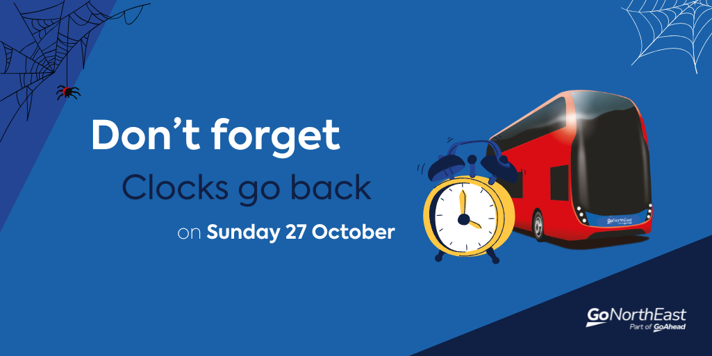 Don't clocks go back this weekend! Go North East